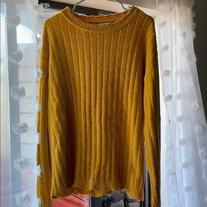 Burnt yellow sweater